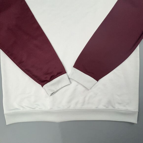 Adidas Pullover Mens XL Maroon Gray Aggie Texas A&M University Climalite - Picture 5 of 7